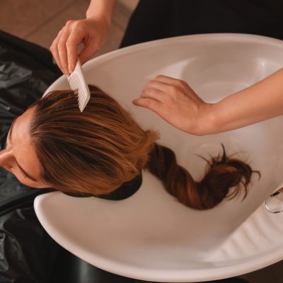 washing-combing-hair